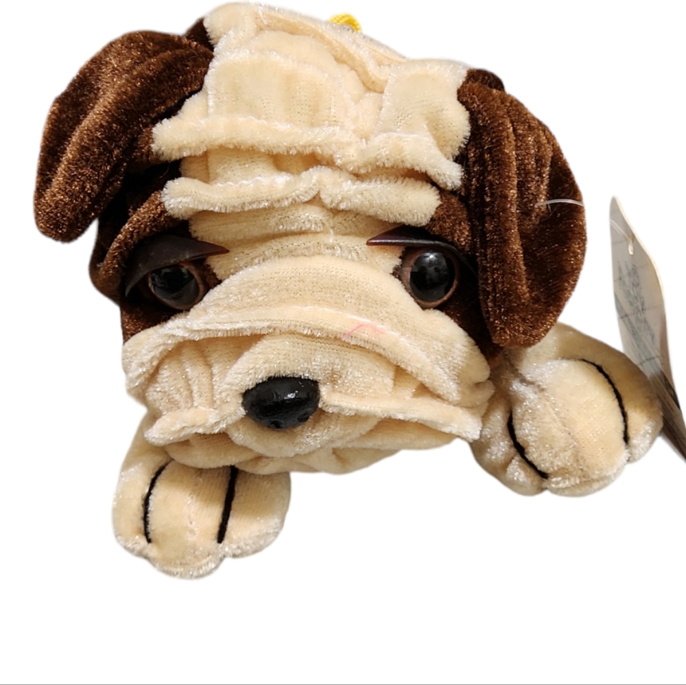 Toy factory brown and tan wrinkle puppy - Picture 4 of 9